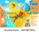 poster with infographics on the ... | Shutterstock .eps vector #644387842