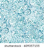 abstract sea waves background.... | Shutterstock .eps vector #609357155