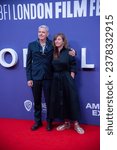 Small photo of London, England, UK - October 12, 2023: Nick Drake and Lucinda Coxon attend the "One Life" Headline Gala premiere during the 67th BFI London Film Festival at The Royal Festival Hall