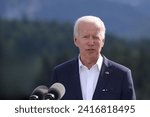 Small photo of President Joe Biden speaks side event during the G7 summit at Schloss Elmau near Garmisch-Partenkirchen, Germany on June 26, 2022.