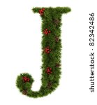 Christmas Alphabet. Letter J.