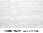 White Wood Plank Texture For...