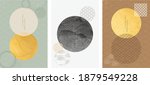 japanese background with gold... | Shutterstock .eps vector #1879549228