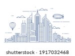 day urban city building... | Shutterstock .eps vector #1917032468