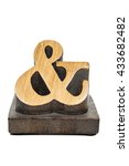 Small photo of An ampersand logogram against a white background