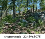 Small photo of Breakneck Ridge is a mountain along the Hudson River between Beacon and Cold Spring, New York, straddling the boundary between Dutchess and Putnam counties. Its distinctive rocky cliffs for Hikers