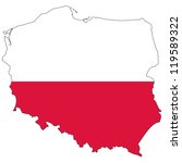 Poland Flag On A Map Of Poland Free Stock Photo - Public Domain Pictures