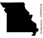 High detailed vector map - Missouri 