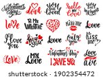 set of handwritten lettering... | Shutterstock .eps vector #1902354472