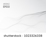 abstract background with wavy... | Shutterstock .eps vector #1023326338