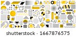 set of geometric shapes.... | Shutterstock .eps vector #1667876575