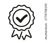 approval check icon isolated ... | Shutterstock .eps vector #1770758195