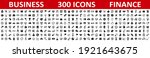 set of 300 business icons.... | Shutterstock .eps vector #1921643675