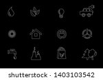 simple set eco related line... | Shutterstock . vector #1403103542