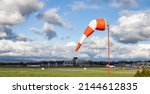 Windsock At An Airport With A...