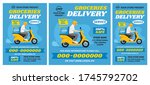 set of advertising flyer... | Shutterstock .eps vector #1745792702
