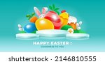 easter greeting with product... | Shutterstock .eps vector #2146810555