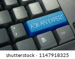 Blue Ask An Expert Keyboard...