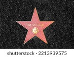 Small photo of Los Angeles, USA - March 5, 2019: closeup of Star on the Hollywood Walk of Fame for Tim Mcgraw.