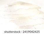 Small photo of Background material of Vaseline applied on a white background.