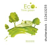 illustration environmentally... | Shutterstock . vector #112613255