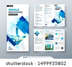 tri fold brochure design with... | Shutterstock .eps vector #1499935802