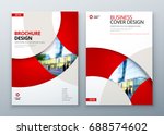 brochure template layout design.... | Shutterstock .eps vector #688574602