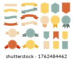 set of colorful vintage ribbons ... | Shutterstock .eps vector #1762484462