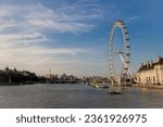 London Eye, captured in September, sunny weather, beautiful views.