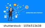 marketing strategy   web... | Shutterstock .eps vector #1056513638
