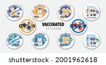 Vaccinated Sticker Or...