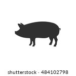 Pig Icon. Pork Icon. Pig Vector ...