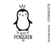 Cute Penguin Princess With...