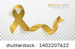 childhood cancer awareness... | Shutterstock .eps vector #1402207622
