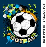 football vector illustration... | Shutterstock .eps vector #1721307505