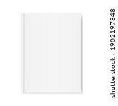 book mockup on white background.... | Shutterstock .eps vector #1902197848