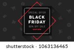 black friday sale modern... | Shutterstock .eps vector #1063136465