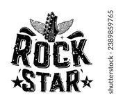 rock star t shirt design ...