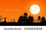 horror background. horror... | Shutterstock .eps vector #1920835838