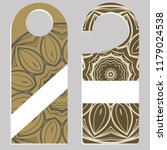 door hanger with special... | Shutterstock .eps vector #1179024538