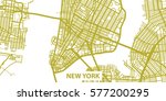 detailed vector map of new york ... | Shutterstock .eps vector #577200295