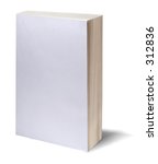Blank White Bookcover With...
