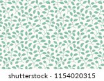 beautiful leaf pattern.... | Shutterstock .eps vector #1154020315