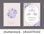 hydrangea flowers wedding... | Shutterstock .eps vector #1816370102