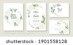 wedding invitation card  save... | Shutterstock .eps vector #1901558128
