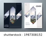 annual report brochure flyer... | Shutterstock .eps vector #1987308152
