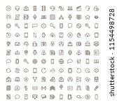 info icon set. collection of... | Shutterstock .eps vector #1154498728