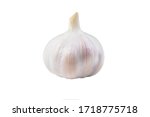 Garlic On A White Background....