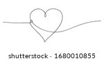 heart. abstract love symbol.... | Shutterstock .eps vector #1680010855