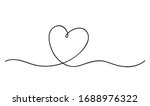heart. abstract love symbol.... | Shutterstock .eps vector #1688976322